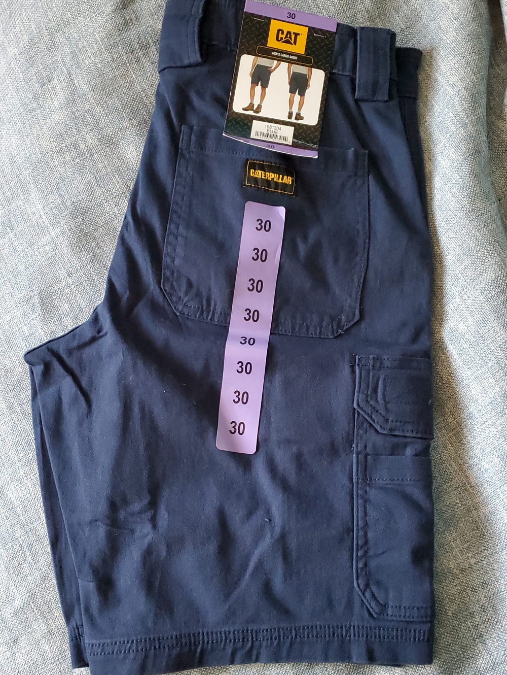 Caterpillar CAT Navy Cargo Shorts